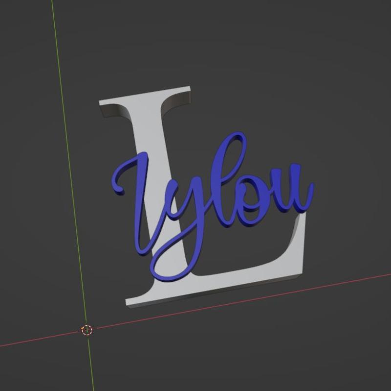 LETTER L WITH NAME LYLOU