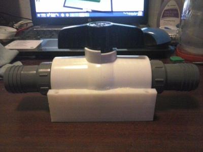 1.25" Ball valve mounting cradle 