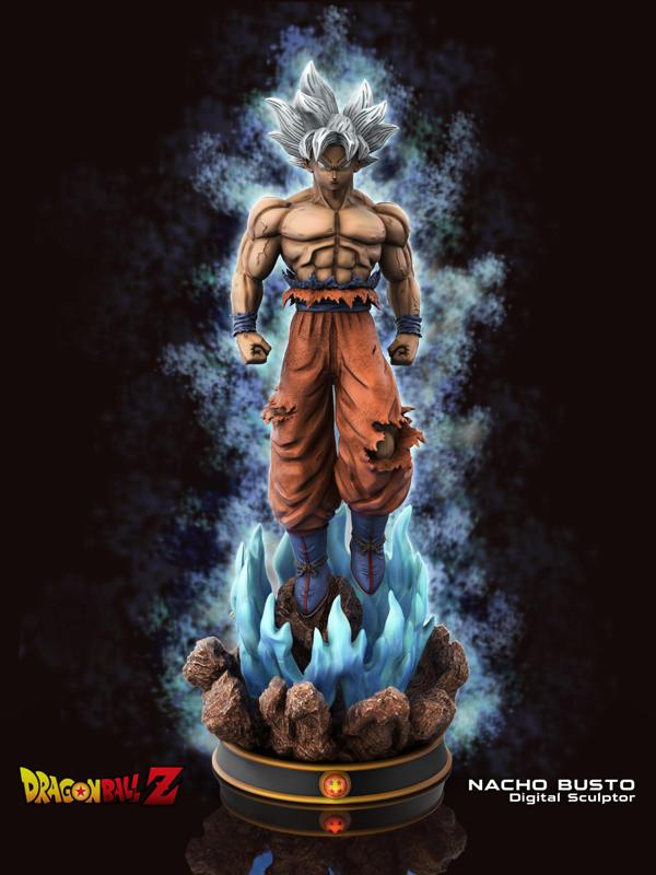 Goku Ultra Instinct Dragon Ball Super - 3d print model