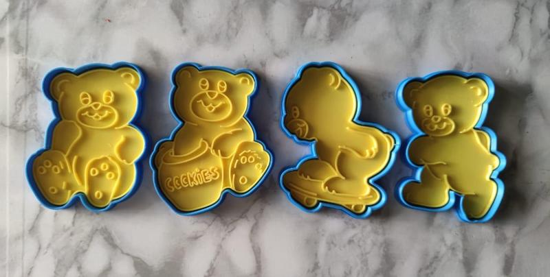 COLLECTION OF BEARS COOKIE CUTTER COLLECTION OF BEAR COOKIE CUTTERS