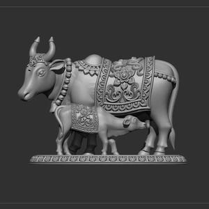 Cow and calf