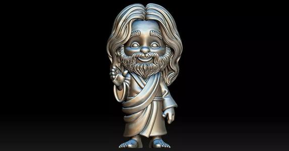 Cute Chibi Jesus Statue