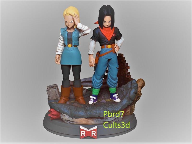 dragon ball android 17 & 18 DRAGON BALL Z