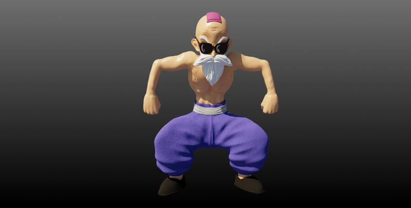 FIGURE DRAGON BALL Z MASTER ROSHI SKINNY