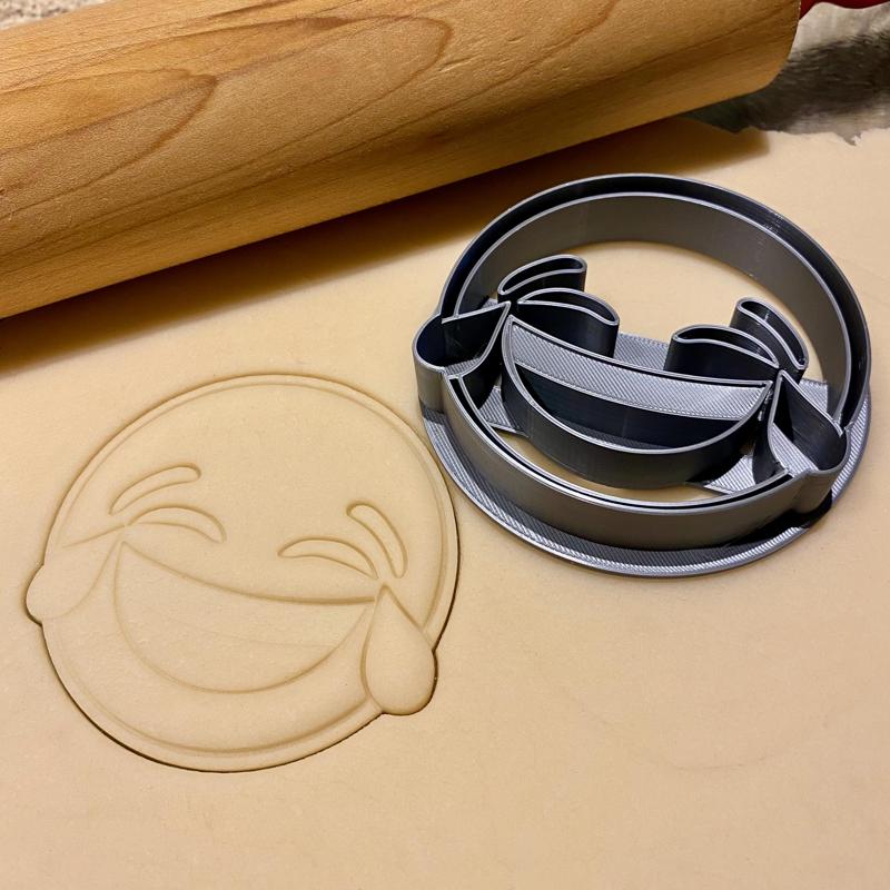 "LOL" Emoji Cookie Cutter