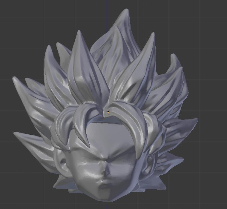 Goku super saiyan head