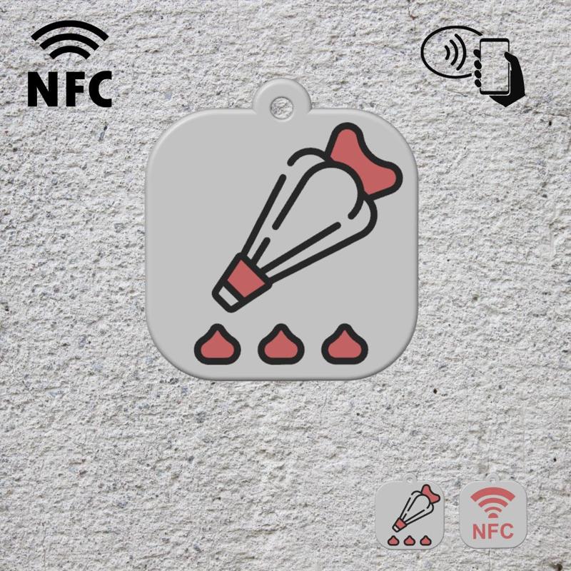 NFC Keychain Pastry Bags