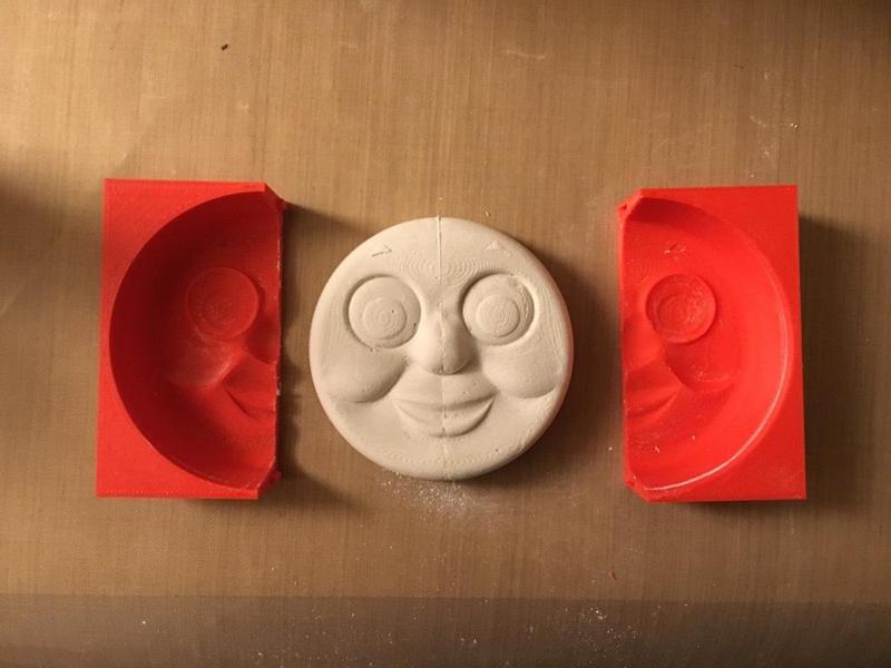 Thomas the Tank Engine face mold