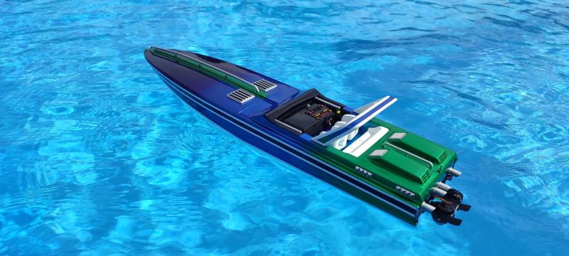 scarab miami vice rc boat