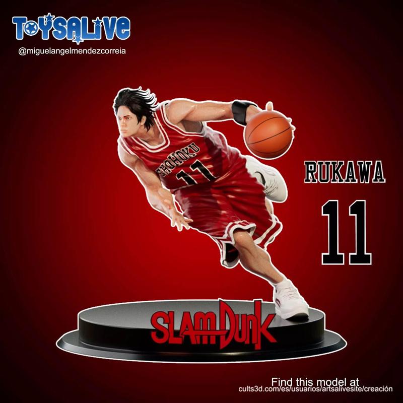 RUKAWA SLAM DUNK PLAYER STL
