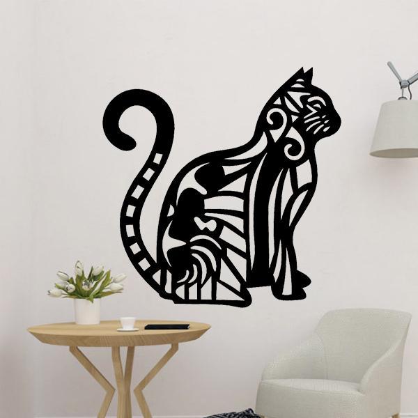 Cat Mandala Wall Decor