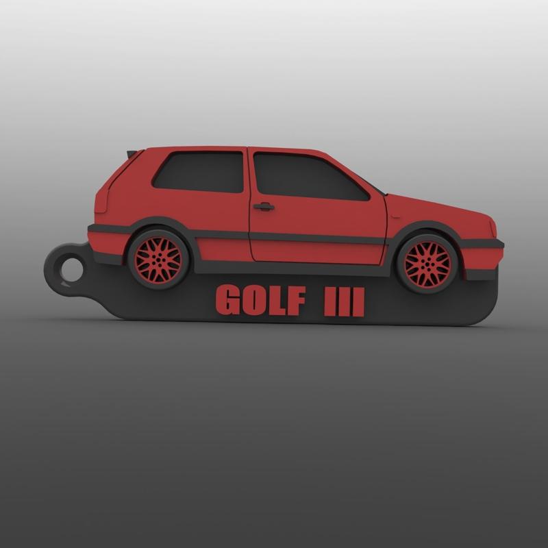 Golf III key ring