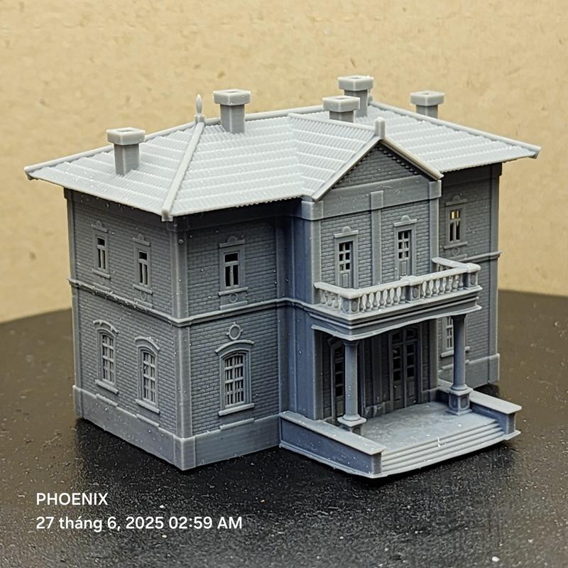 Takeshi 01 Gauge N - Villa House (N-scale, 1/160, 1/148)