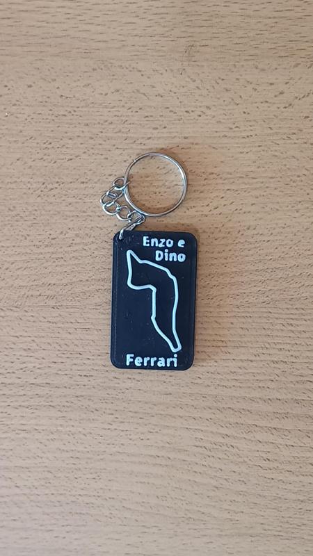 ENZO E DINO FERRARI Circuit Key Chain