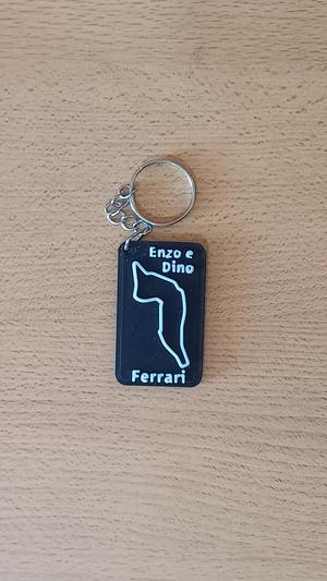 ENZO E DINO FERRARI Circuit Key Chain
