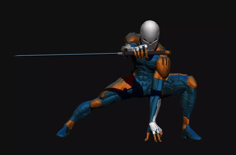 Gray Fox from Metal Gear Solid