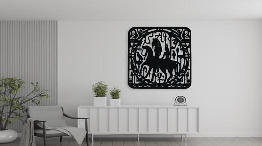 Mythical Riders Horse Wall Art Silhouette