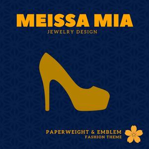 Desk Runway – 3D Print File for High Heels Paperweight & Emblem - Home Decor, Artwork Wall Art - High Heels Icon - Heels Desk Accessories - Girl's Fashion - Princess Fashion Statement