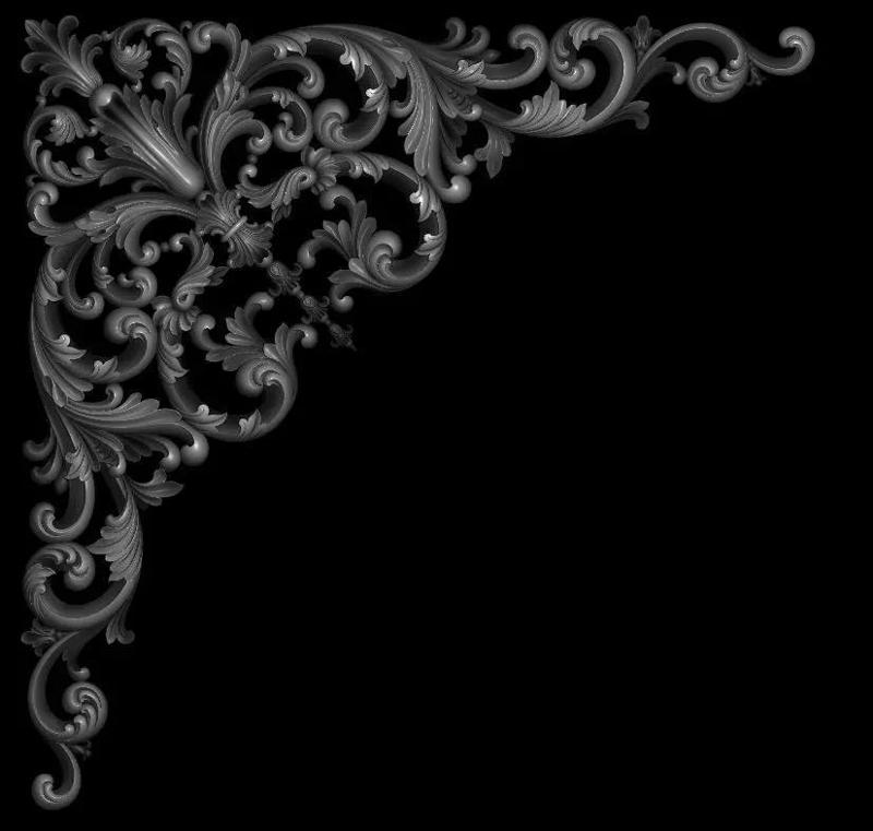 3d model of flowers and leaves