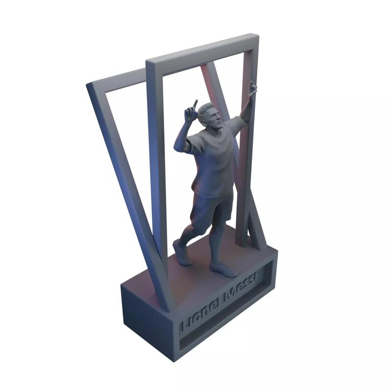 Lionel Messi - Goal celebration position