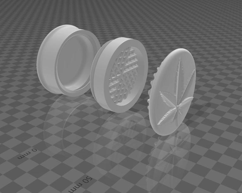 Grinder Grinder with flower