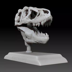Tarbosaurus Skull 3D Printable Model