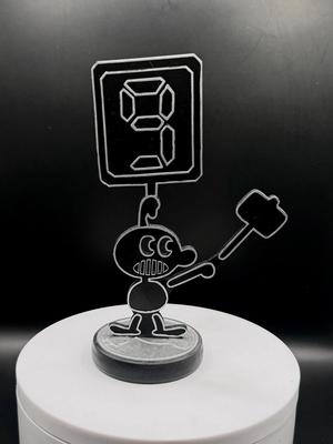 Mr. Game and Watch 9 Hammer Custom made 3d model/ print