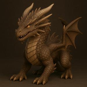 Dragon 3D Model – STL File for 3D Printing