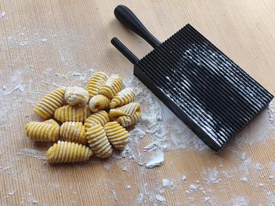Gnocchi - Garganelli - Butter Board with rolling stick