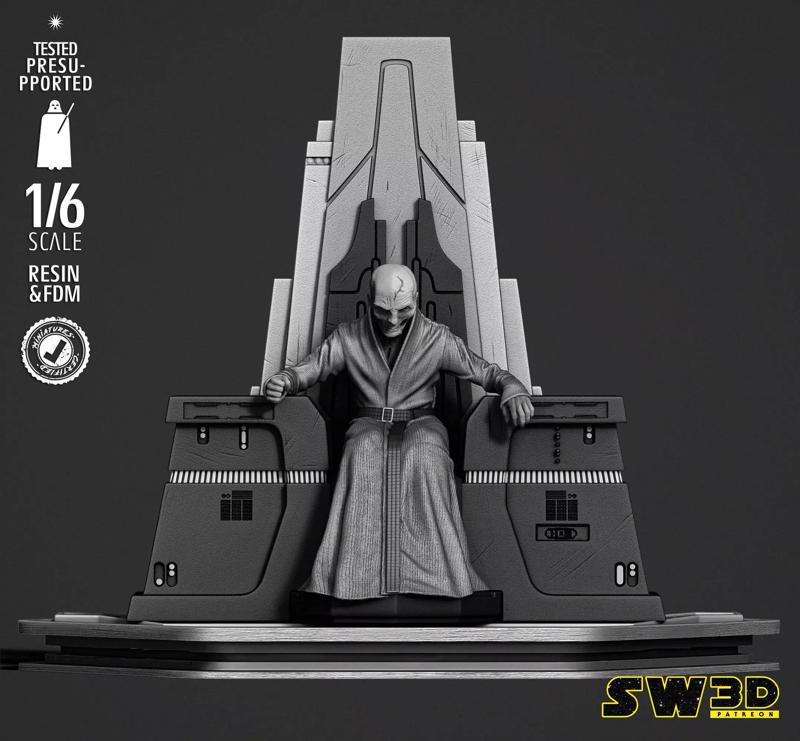 STAR WARS Snoke Sculpture