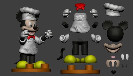Mickey Mouse chef