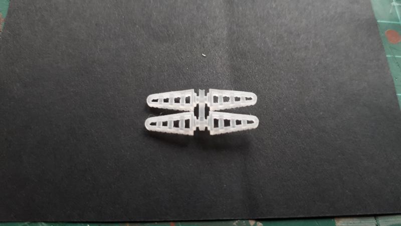 1:12th custom motorbike foot pegs "Croc Jaw"