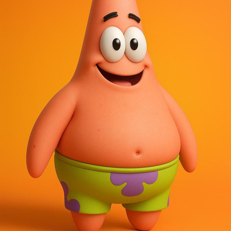 Patrick Star figure , patricio bob esponja