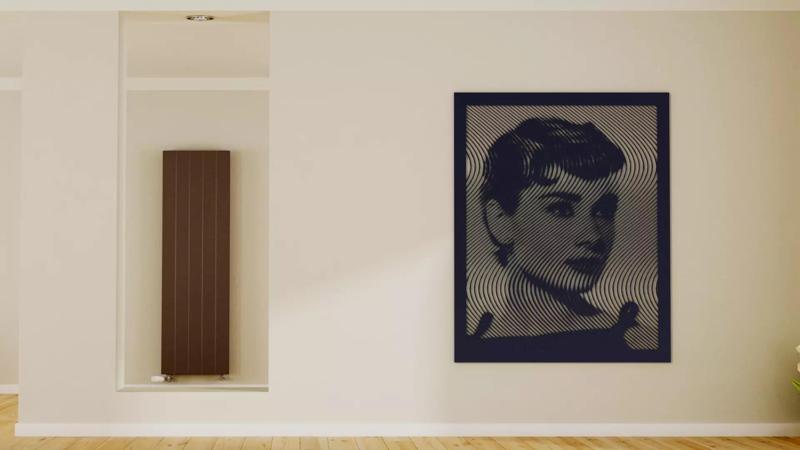 Halftone wall sticker AUDREY HEPBURN 01