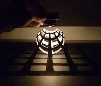 Stereographic Projection Lamp