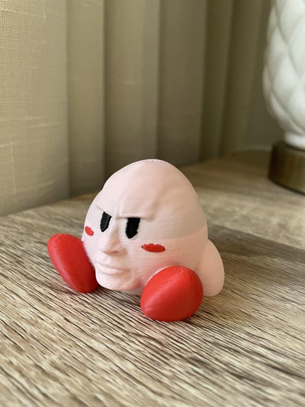 Kirby -Mouthful Mode The Rock - EASY PRINT