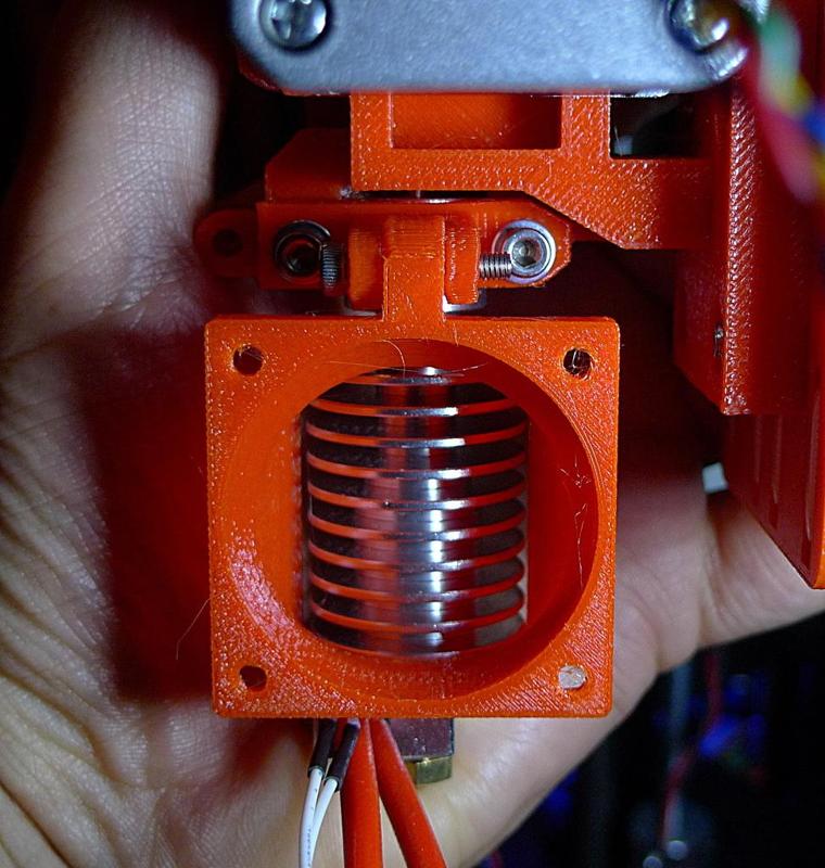 40mm E3D fan duct and mount piece for Marty Rice's direct drive extruder