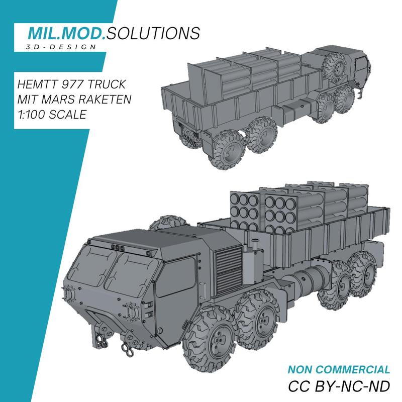 HEMTT M977 Truck with MARS missiles German Armed Forces