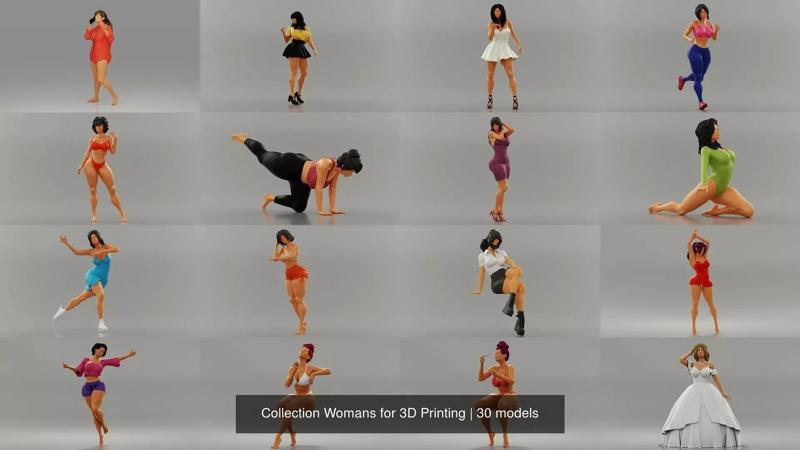 Collection Women for 3D Printing