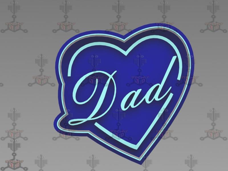 FATHER'S DAY COOKIE CUTTER DAD