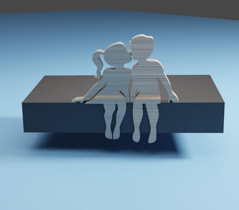 Young Love Ornament / Shelf Sitter