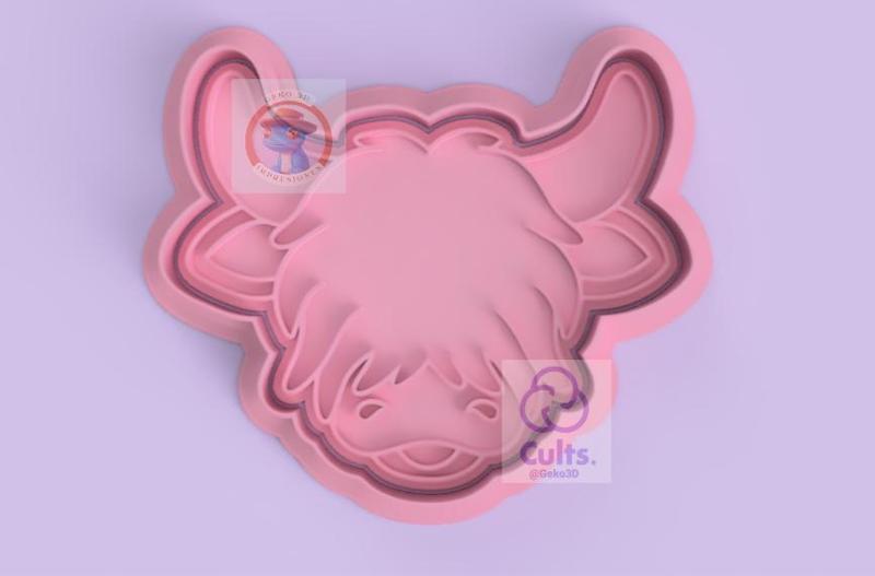 Cow/ Bull cookie cutter