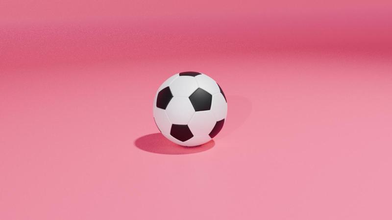 The neighborhood ball- 3D soccer model for printing.