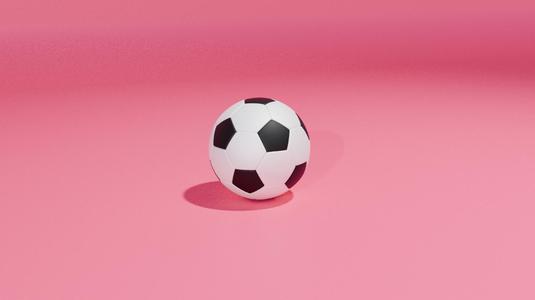 The neighborhood ball- 3D soccer model for printing.