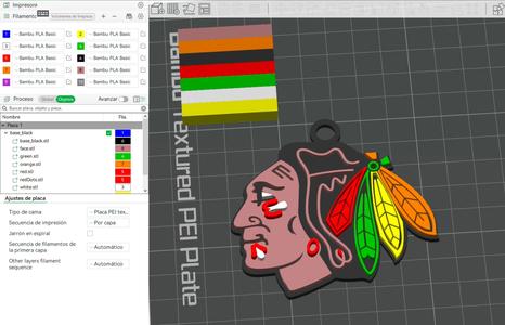 NHL chicago blackhawks keychain shield color printable