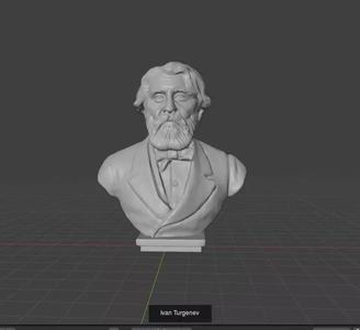 Russian Classics Writers 3D Model Collection