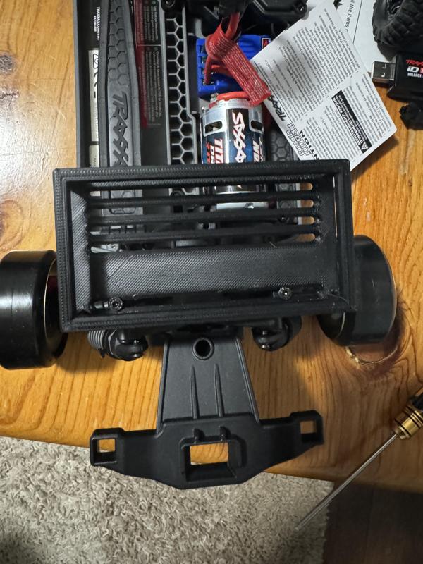 Traxxas 4Tec drift car battery tray