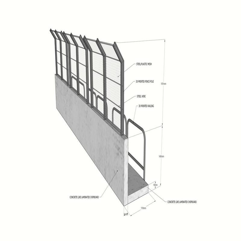 Pitlane fence - 1/10 RC