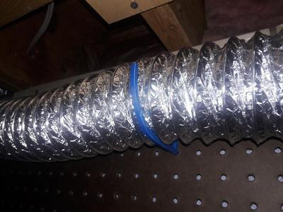 Pegboard Vent Pipe Bracket