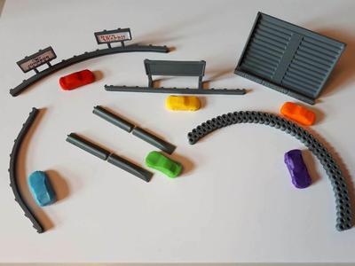 Rallyman GT set of 3D scenery